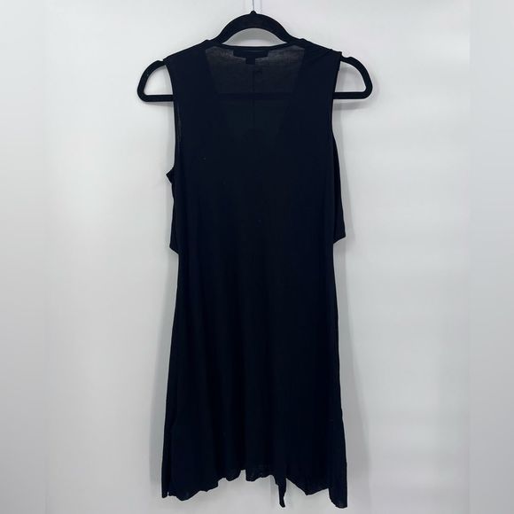 All Saints Women's Black Jayda Jersey Dress‎ Soft Stretchy Size small - Picture 3 of 7